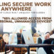 enabling secure work from anywhere